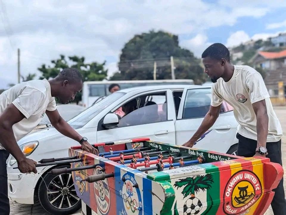 Table soccer on a break